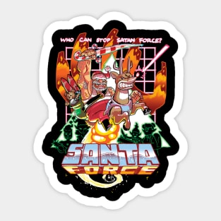 Santa Force Sticker